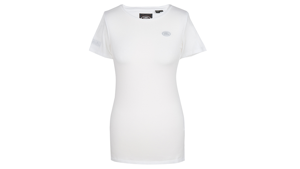 Women's Oval Badge T-Shirt – White