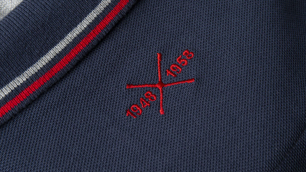 Shop Land Rover Men's Heritage Polo Shirt - Grey Marl in Qatar